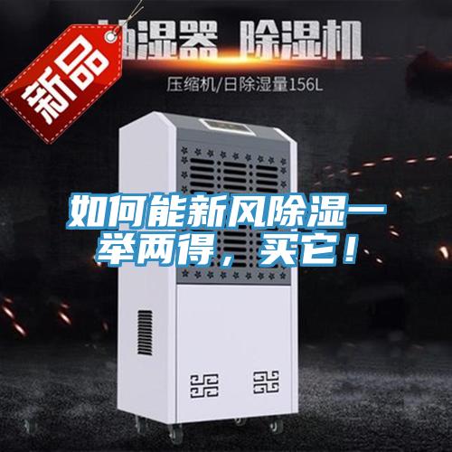 如何能新风除湿一举两得，买它！