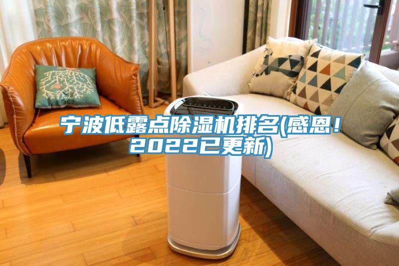 寧波低露點(diǎn)除濕機(jī)排名(感恩！2022已更新)