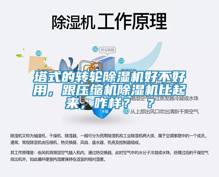 塔式的轉輪除濕機好不好用，跟壓縮機除濕機比起來，咋樣？ ？