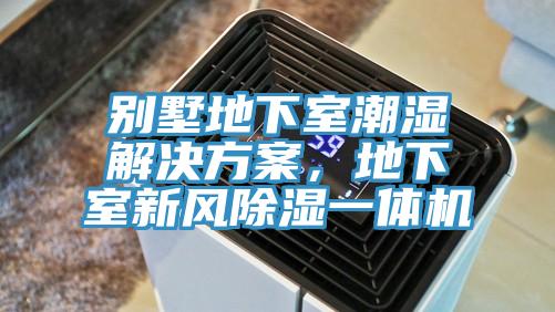 別墅地下室潮濕解決方案，地下室新風除濕一體機