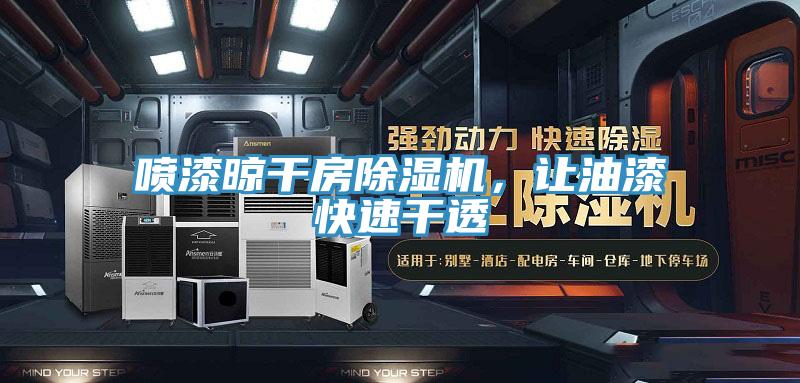 噴漆晾干房除濕機(jī)，讓油漆快速干透