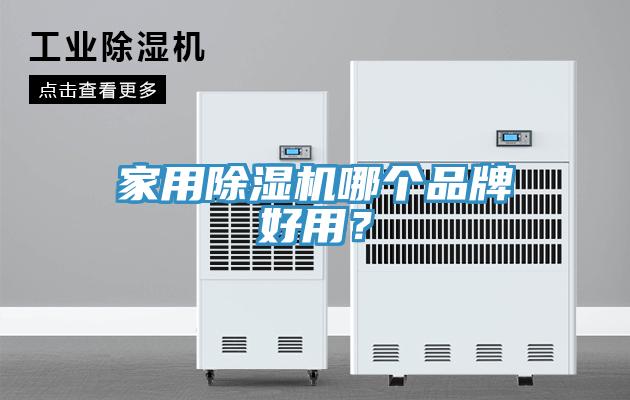 家用除湿机哪个品牌好用？