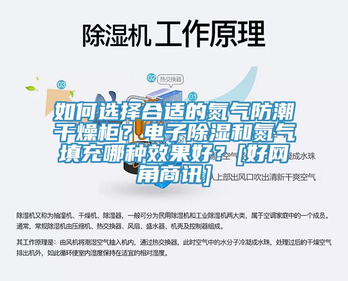 如何選擇合適的氮氣防潮干燥柜？電子除濕和氮氣填充哪種效果好？[好網角商訊]