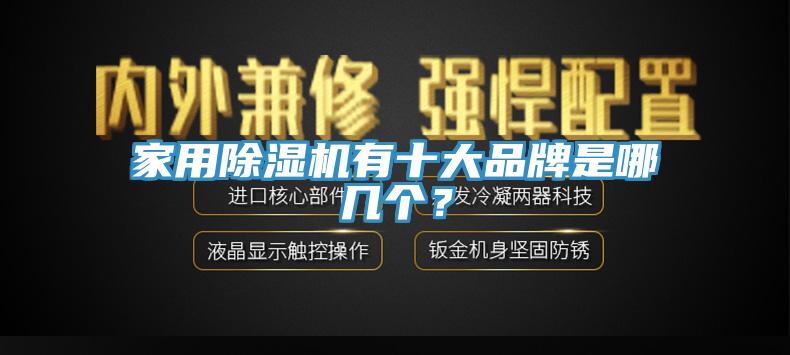 家用除湿机有十大品牌是哪几个？
