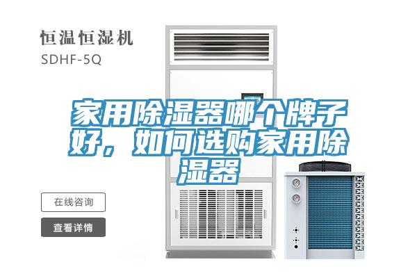 家用除濕器哪個(gè)牌子好，如何選購家用除濕器