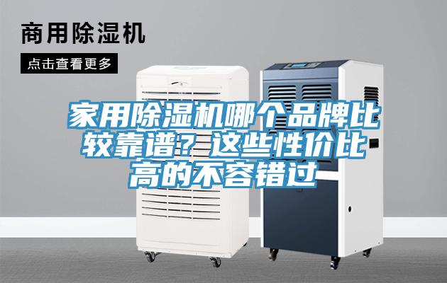 家用除湿机哪个品牌比较靠谱？这些性价比高的不容错过