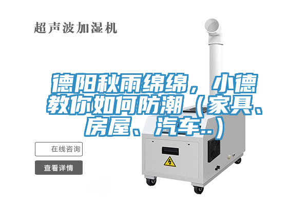德阳秋雨绵绵，小德教你如何防潮（家具、房屋、汽车..）