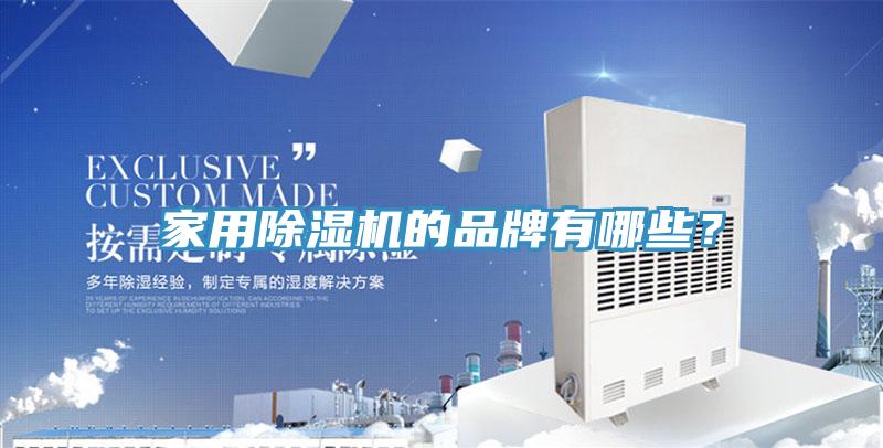 家用除湿机的品牌有哪些？