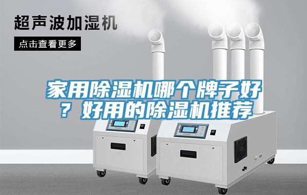 家用除濕機哪個牌子好？好用的除濕機推薦