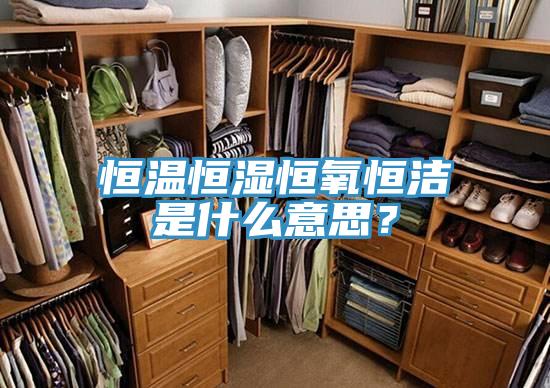恒温恒湿恒氧恒洁是什么意思？