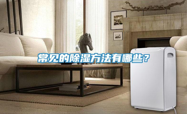 常見的除濕方法有哪些？