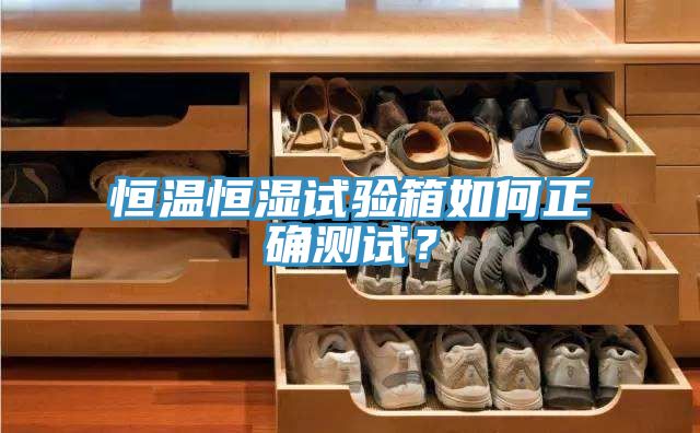 恒温恒湿试验箱如何正确测试？
