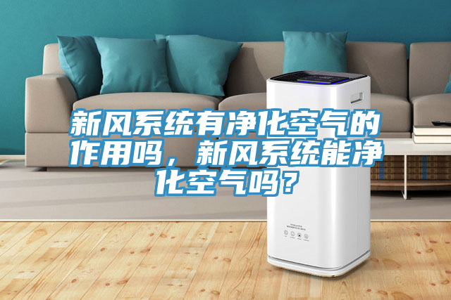 新風(fēng)系統(tǒng)有凈化空氣的作用嗎，新風(fēng)系統(tǒng)能凈化空氣嗎？