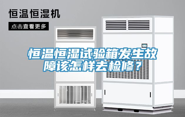 恒温恒湿试验箱发生故障该怎样去检修？