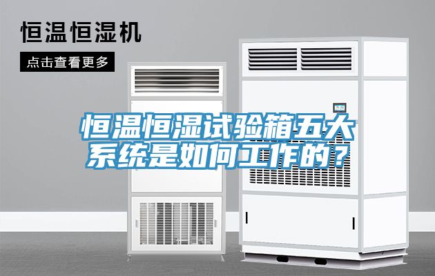 恒温恒湿试验箱五大系统是如何工作的？
