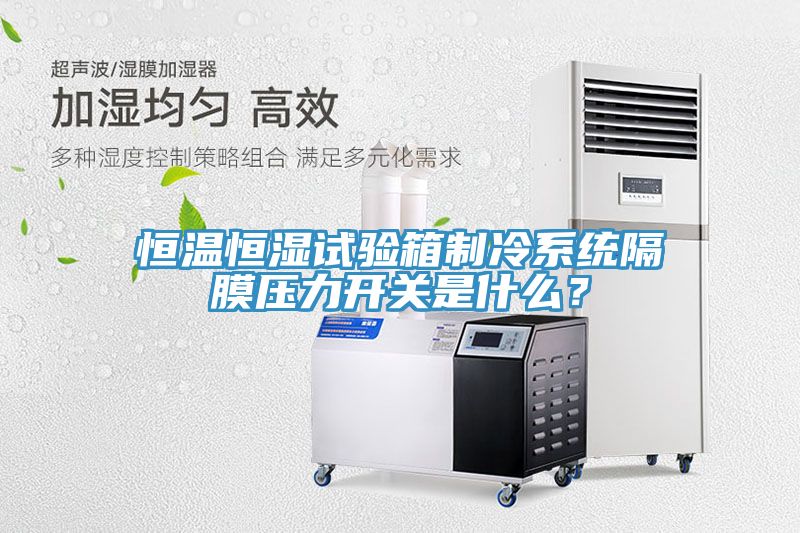 恒温恒湿试验箱制冷系统隔膜压力开关是什么？