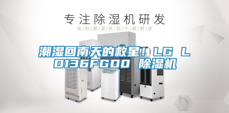 潮湿回南天的救星！LG LD136FGD0 除湿机
