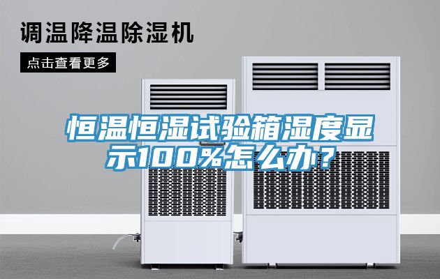 恒温恒湿试验箱湿度显示100%怎么办？