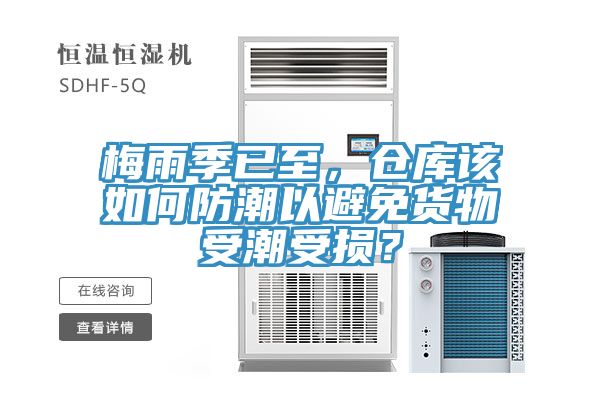 梅雨季已至，仓库该如何防潮以避免货物受潮受损？