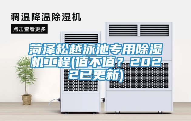 菏泽松越泳池专用除湿机工程(值不值？2022已更新)