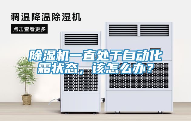 除湿机一直处于自动化霜状态，该怎么办？