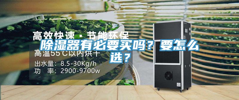 除湿器有必要买吗？要怎么??？