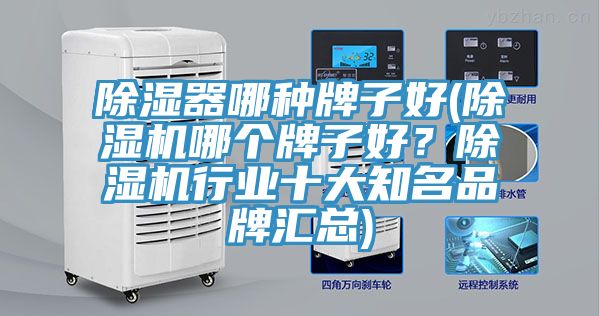 除湿器哪种牌子好(除湿机哪个牌子好？除湿机行业十大知名品牌汇总)