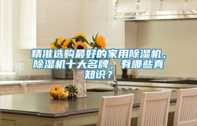 精准选购最好的家用除湿机，除湿机十大名牌，有哪些真知识？