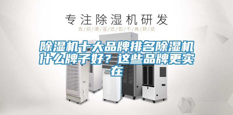除湿机十大品牌排名除湿机什么牌子好？这些品牌更实在