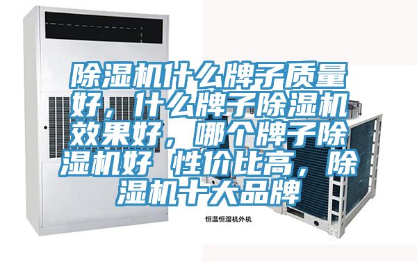 除湿机什么牌子质量好，什么牌子除湿机效果好，哪个牌子除湿机好 性价比高，除湿机十大品牌