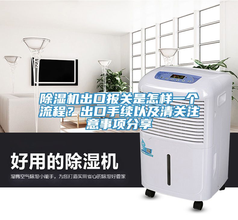 除湿机出口报关是怎样一个流程？出口手续以及清关注意事项分享