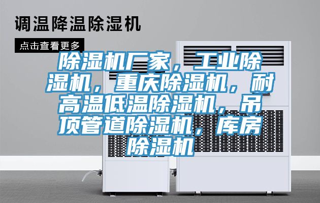 除湿机厂家，工业除湿机，重庆除湿机，耐高温低温除湿机，吊顶管道除湿机，库房除湿机