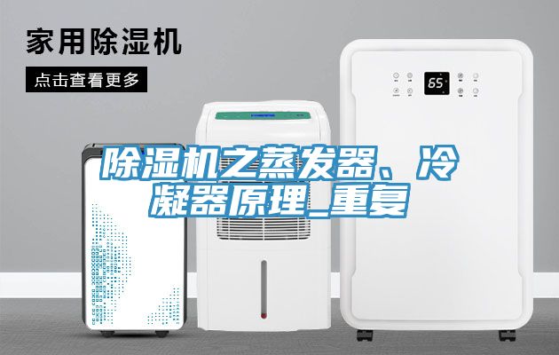 除湿机之蒸发器、冷凝器原理_重复