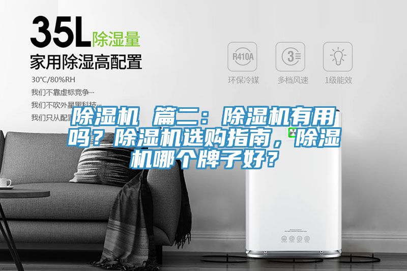 除湿机 篇二：除湿机有用吗？除湿机选购指南，除湿机哪个牌子好？