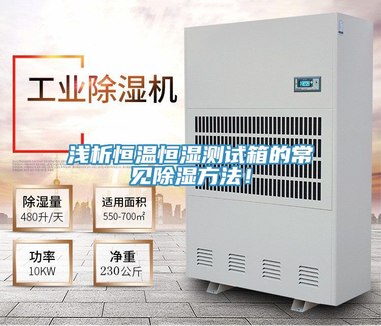 浅析恒温恒湿测试箱的常见除湿方法！
