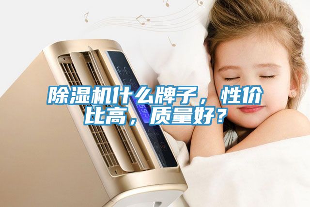 除湿机什么牌子，性价比高，质量好？
