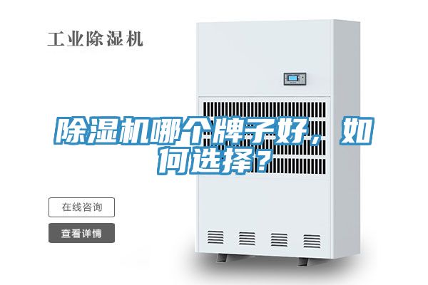 除湿机哪个牌子好，如何选择？