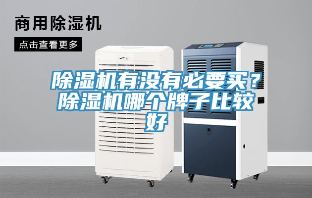 除濕機(jī)有沒有必要買？除濕機(jī)哪個(gè)牌子比較好