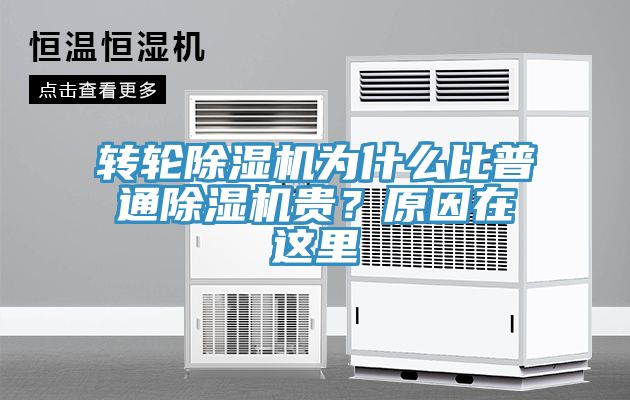 转轮除湿机为什么比普通除湿机贵？原因在这里