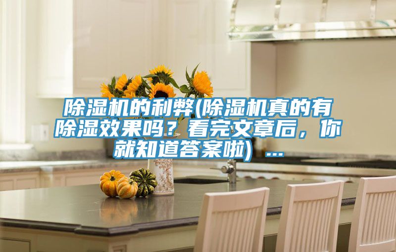除湿机的利弊(除湿机真的有除湿效果吗？看完文章后，你就知道答案啦) ...