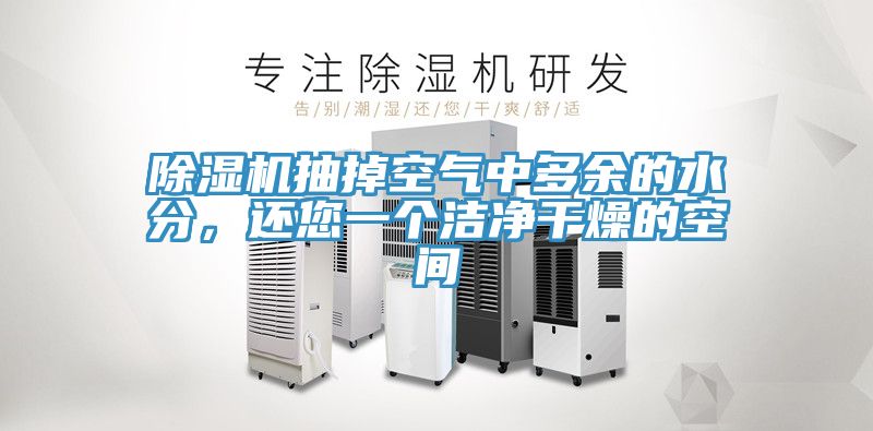 除湿机抽掉空气中多余的水分，还您一个洁净干燥的空间