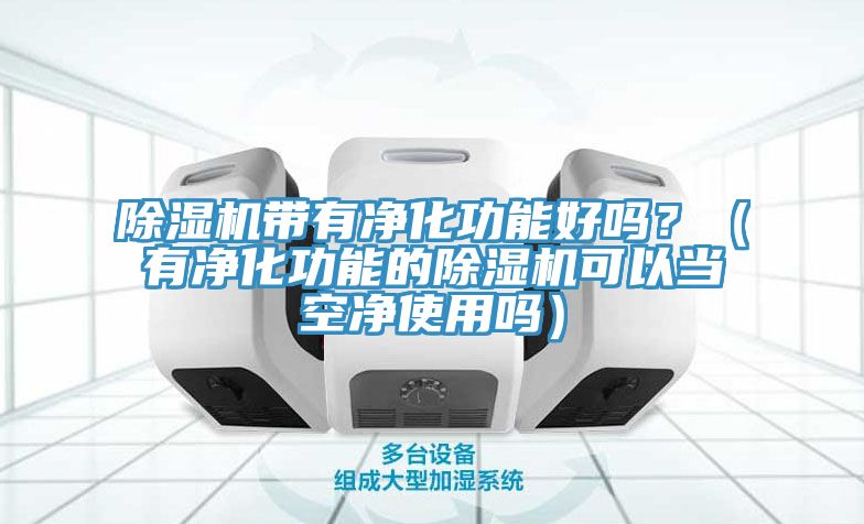 除湿机带有净化功能好吗？（有净化功能的除湿机可以当空净使用吗）
