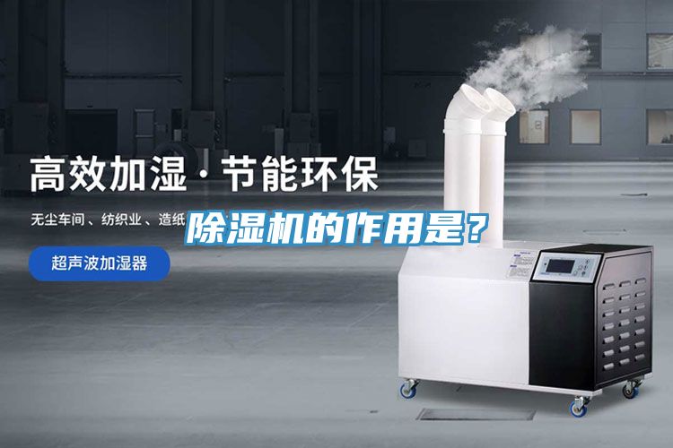 除湿机的作用是？