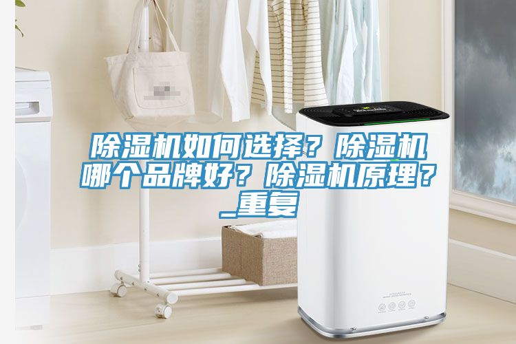 除湿机如何选择？除湿机哪个品牌好？除湿机原理？_重复